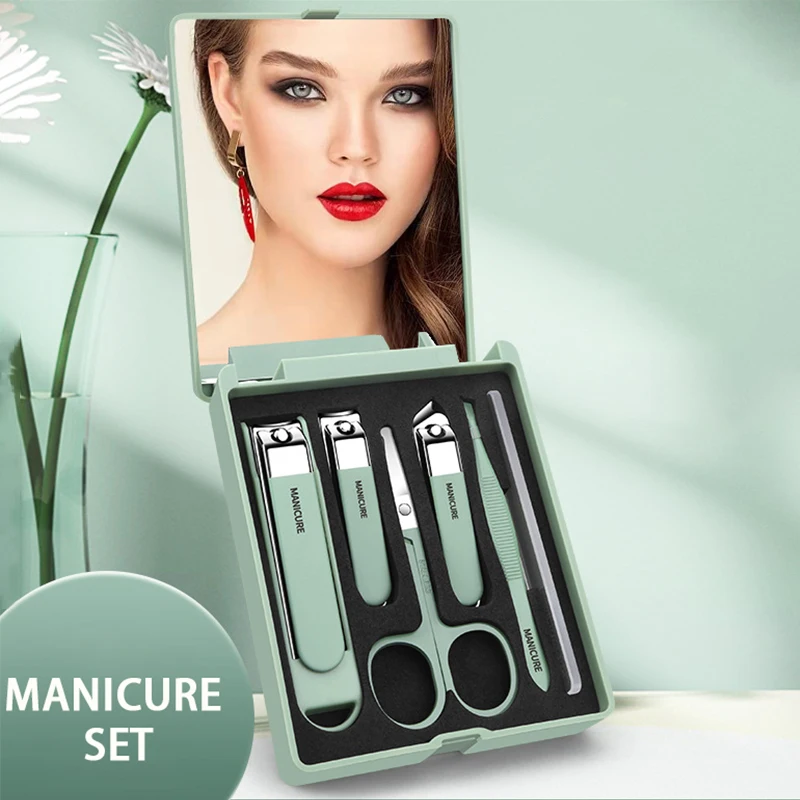 Men'S Grooming Mirror - Kit per la cura delle unghie