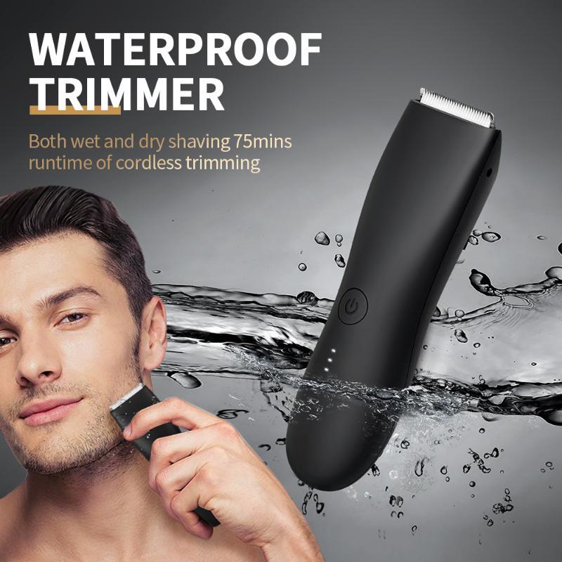 Men'S Grooming Guide - Tagliacapelli elettrico impermeabile con base ricaricabile