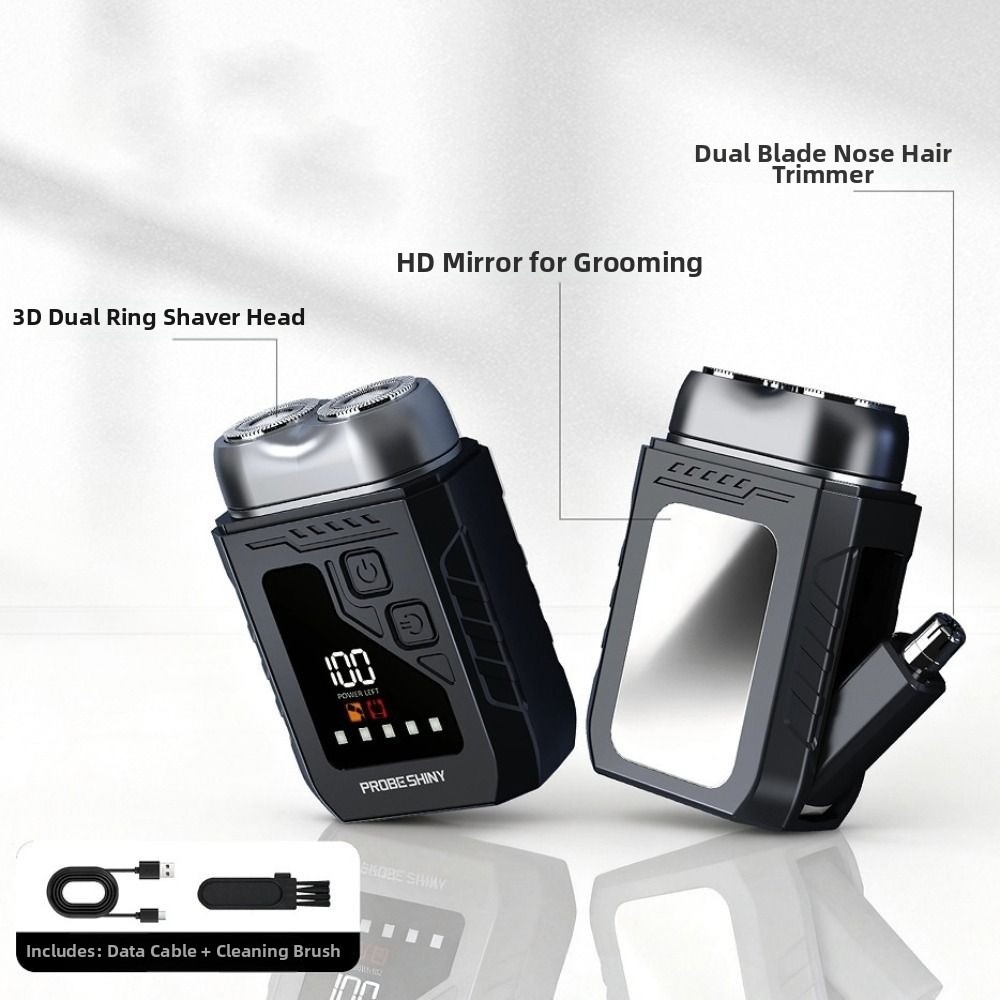 Rasoio Elettrico Mini 2in1 con - Men'S Grooming Mirror recensione e prezzo