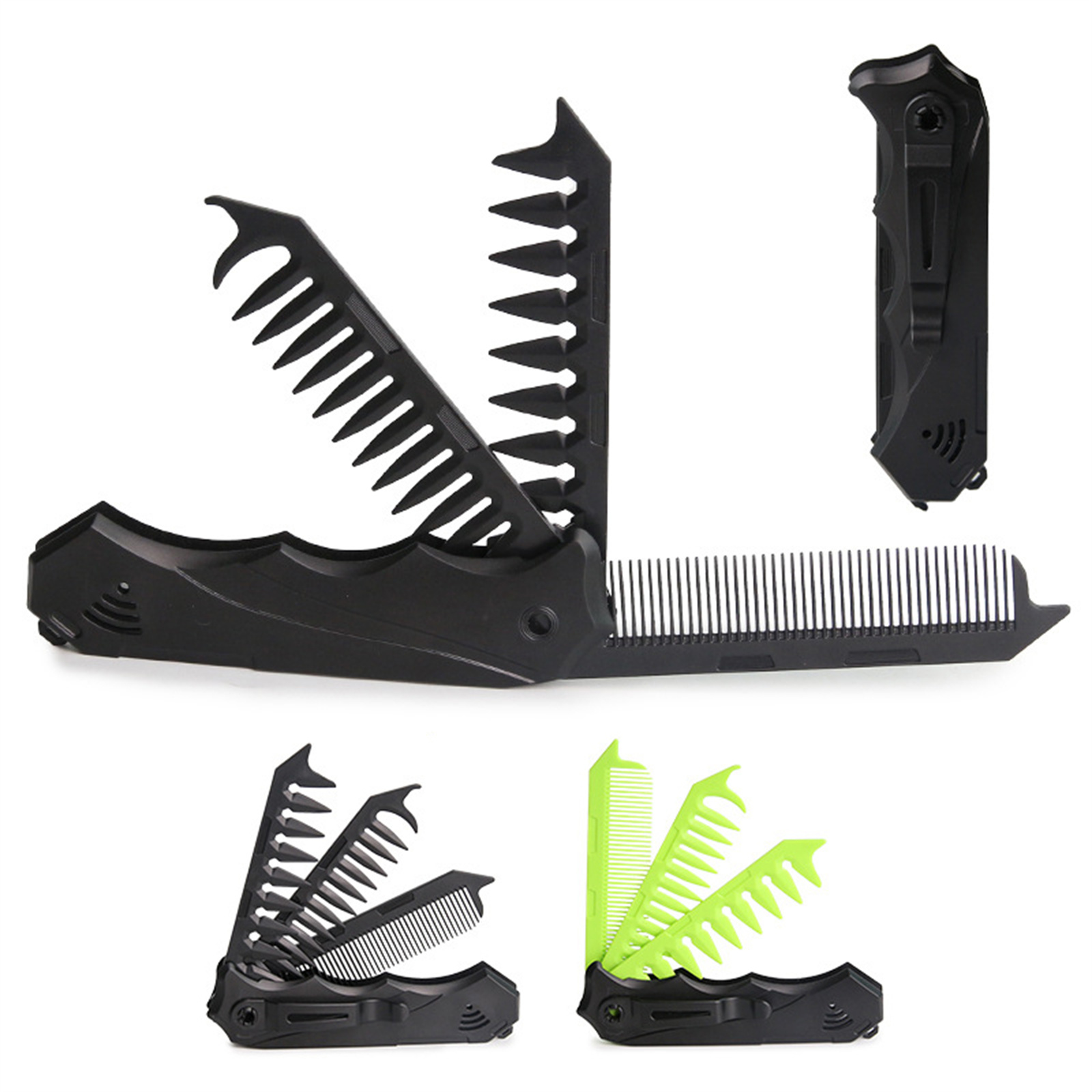 Pettine pieghevole a doppio de - Men'S Grooming Organizer recensione e prezzo