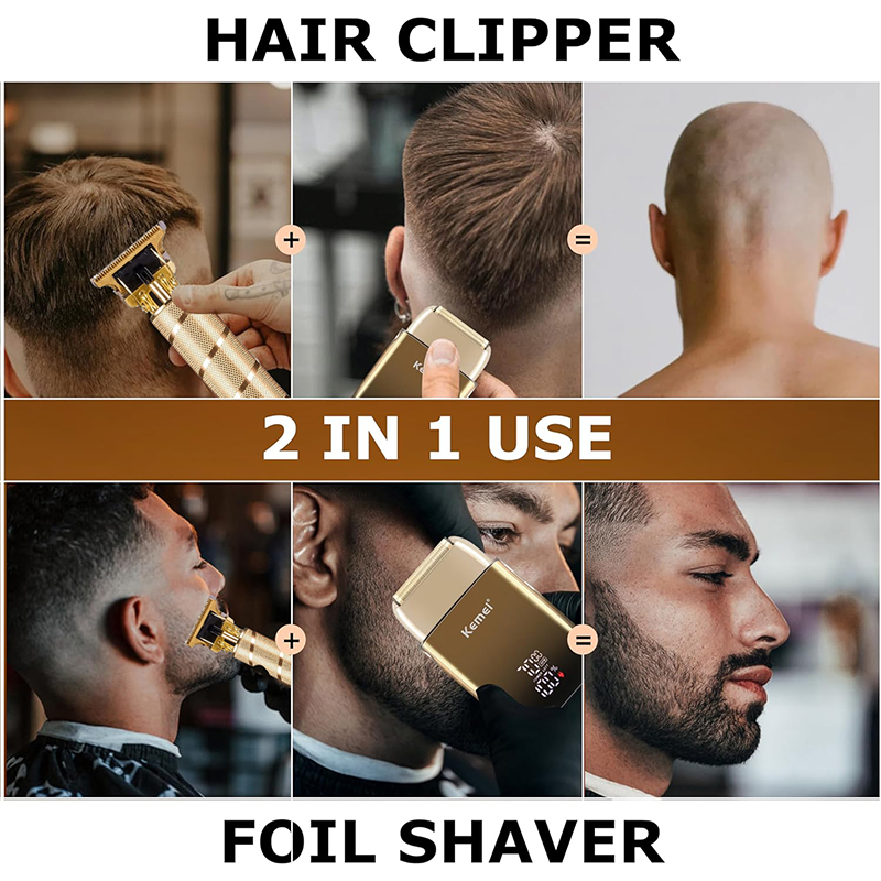 Kemei KM-TX10 T9 Regolabarba E - Men'S Grooming Organizer recensione e prezzo