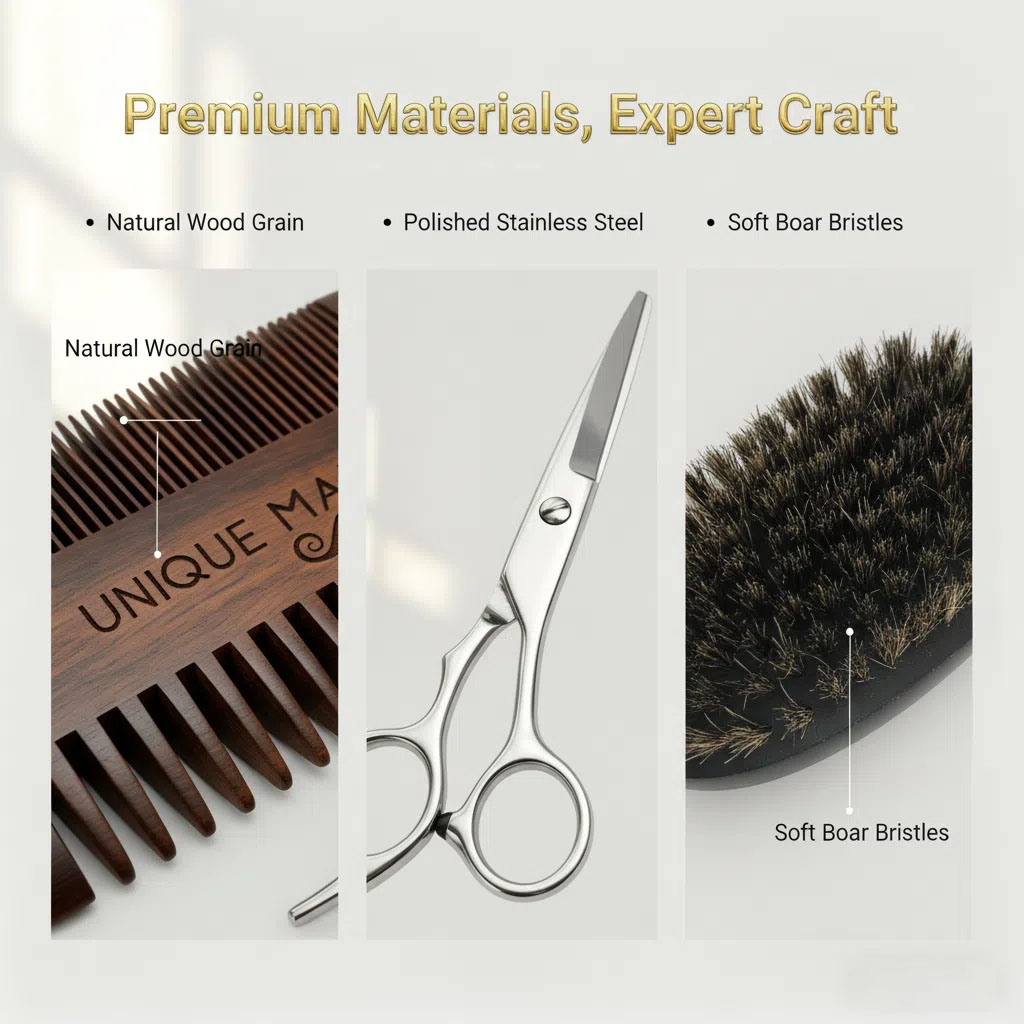 Set barba da uomo UNIQUE MAN,  - Men'S Grooming Organizer recensione e prezzo