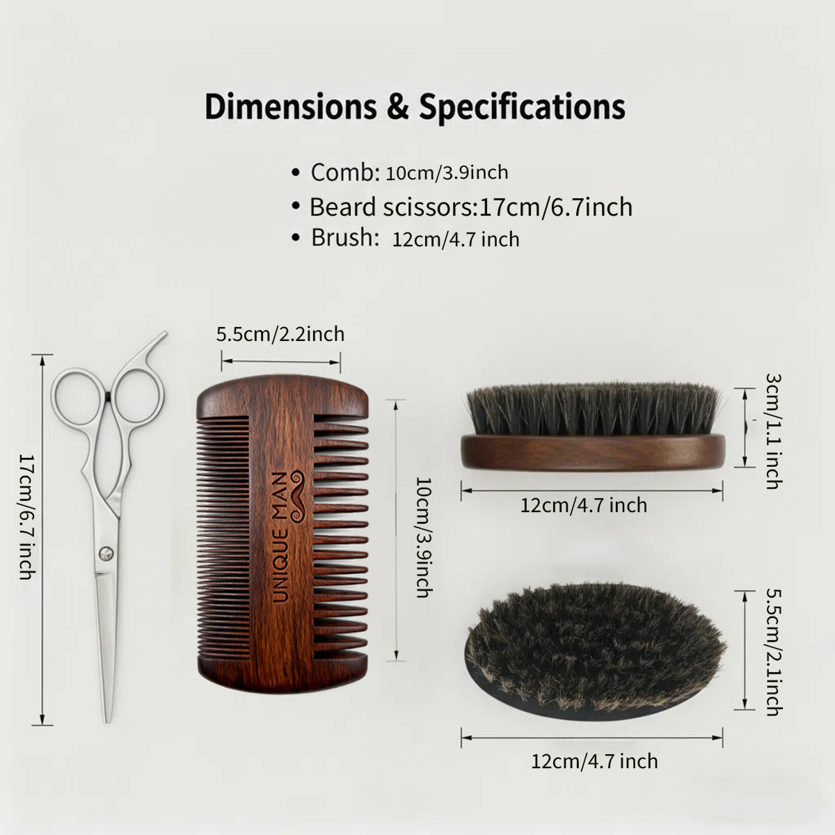 Set barba da uomo UNIQUE MAN,  - Men'S Grooming Organizer recensione e prezzo